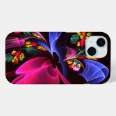 Modernes, farbenfrohes Abstraktes Kunstmuster #06 Case-Mate iPhone Hülle (Rückseite (Horizontal))