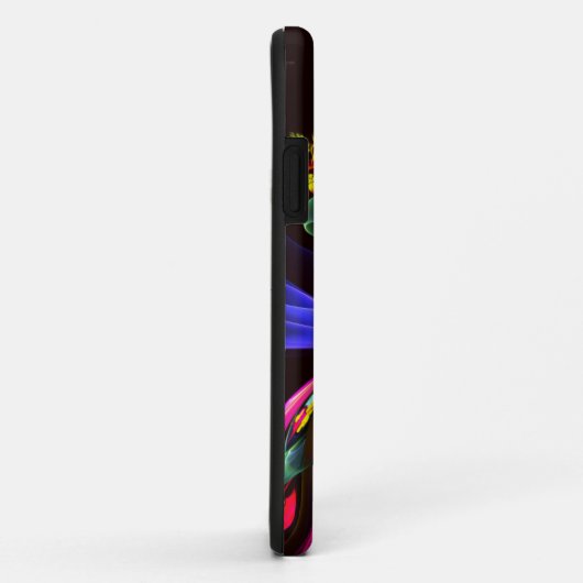 Modernes, farbenfrohes Abstraktes Kunstmuster #06 Case-Mate iPhone Hülle (Hinten/Rechts)