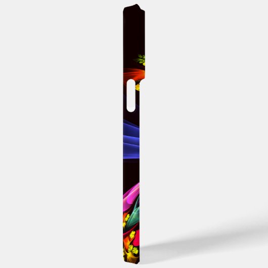 Modernes, farbenfrohes Abstraktes Kunstmuster #06 Case-Mate iPhone Hülle (Rückseite / Rechts)