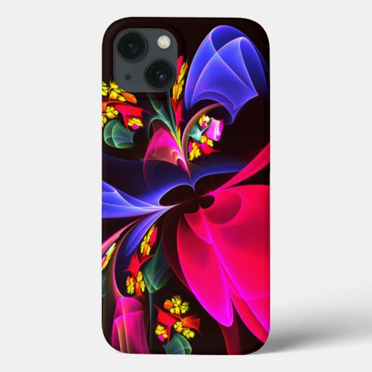 Modernes, farbenfrohes Abstraktes Kunstmuster #06 Case-Mate iPhone Hülle (Rückseite)