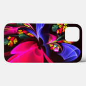 Modernes, farbenfrohes Abstraktes Kunstmuster #06 Case-Mate iPhone Hülle (Rückseite (Horizontal))