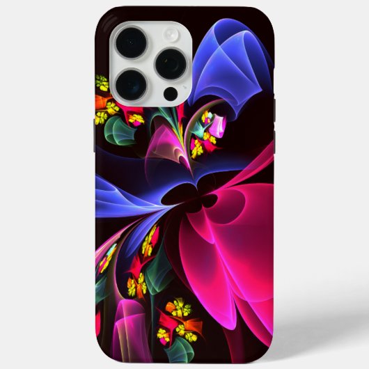 Modernes, farbenfrohes Abstraktes Kunstmuster #06 Case-Mate iPhone Hülle (Rückseite)