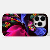 Modernes, farbenfrohes Abstraktes Kunstmuster #06 Case-Mate iPhone Hülle (Rückseite (Horizontal))