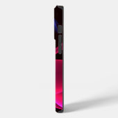 Modernes, farbenfrohes Abstraktes Kunstmuster #06 Case-Mate iPhone Hülle (Rückseite / Links)