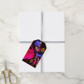 Modernes, farbenfrohes Abstraktes Kunstmuster #06 Geschenkanhänger (Mit Garn)