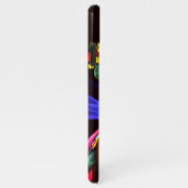 Modernes, farbenfrohes Abstraktes Kunstmuster #06 iPhone Hülle (Rechte Seite)