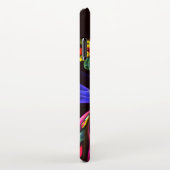 Modernes, farbenfrohes Abstraktes Kunstmuster #06 iPhone Hülle (Rechte Seite)