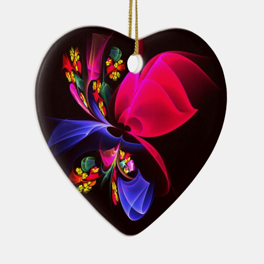 Modernes, farbenfrohes Abstraktes Kunstmuster #06 Keramik Ornament (Rechts)