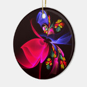 Modernes, farbenfrohes Abstraktes Kunstmuster #06 Keramik Ornament (Links)