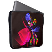 Modernes, farbenfrohes Abstraktes Kunstmuster #06 Laptopschutzhülle (Vorne Rechts)