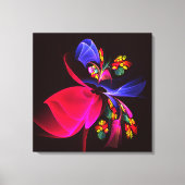 Modernes, farbenfrohes Abstraktes Kunstmuster #06 Leinwanddruck (Vorderseite)