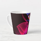 Modernes, farbenfrohes Abstraktes Kunstmuster #06 Milchtasse (Linke Ecke)