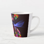 Modernes, farbenfrohes Abstraktes Kunstmuster #06 Milchtasse (Rechts)