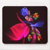 Modernes, farbenfrohes Abstraktes Kunstmuster #06 Mousepad (Vorne)