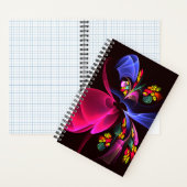 Modernes, farbenfrohes Abstraktes Kunstmuster #06 Notizblock (Innen)