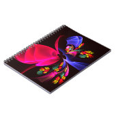 Modernes, farbenfrohes Abstraktes Kunstmuster #06 Notizblock (Linke Seite)