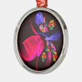 Modernes, farbenfrohes Abstraktes Kunstmuster #06 Ornament Aus Metall (Links)