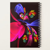 Modernes, farbenfrohes Abstraktes Kunstmuster #06 Planer (Rückseite)