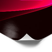 Modernes, farbenfrohes Abstraktes Kunstmuster #06 Poster (Ecke)