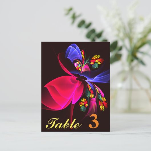 Modernes, farbenfrohes Abstraktes Kunstmuster #06 Postkarte (Stehend Vorderseite)