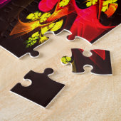 Modernes, farbenfrohes Abstraktes Kunstmuster #06 Puzzle (Seite)