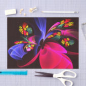 Modernes, farbenfrohes Abstraktes Kunstmuster #06 Seidenpapier (Handwerk)