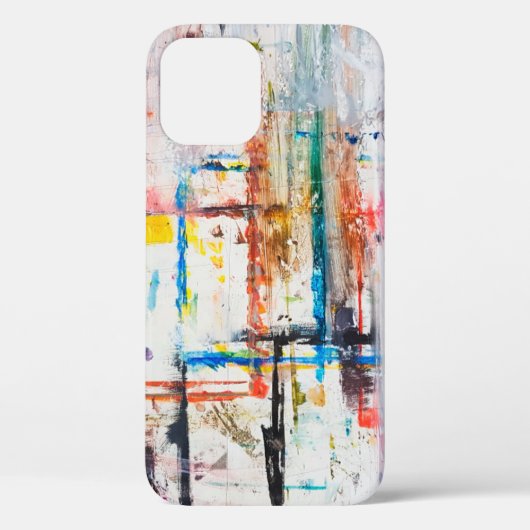 Modernes, farbenfrohes Ambiente.Kunst, zeitgenössi Case-Mate iPhone Hülle (Rückseite)
