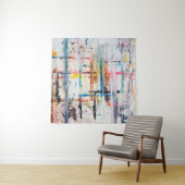 Modernes, farbenfrohes Ambiente.Kunst, zeitgenössi Wandteppich (Beispiel)