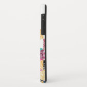 Modernes, farbenfrohes Dreieck mit weißem Pisley-O Case-Mate iPhone Hülle (Hinten/Links)