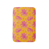 Modernes, farbenfrohes, florales Muster Badematte (Vorderseite Vertikal)