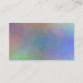 Modernes, farbenfrohes Gästehaus Vermietung Visitenkarte (Rückseite)