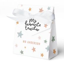 Modernes, farbenfrohes Lieblingssterngeschenk für 