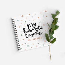 Modernes, farbenfrohes Lieblingssterngeschenk für 