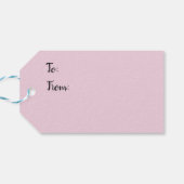 Modernes, farbenfrohes Muster Geschenkanhänger (Rückseite Horizontal)