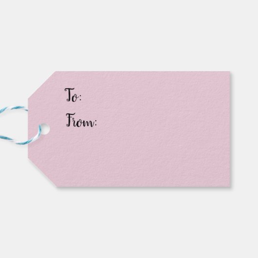 Modernes, farbenfrohes Muster Geschenkanhänger (Rückseite Horizontal)