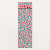 Modernes, farbenfrohes Muster Yogamatte (Vorderseite)