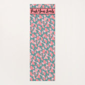 Modernes, farbenfrohes Muster Yogamatte (Rückseite)