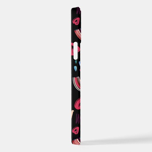 Modernes, farbenfrohes Rainbow Custom Foto iPhone Hülle (Rechte Seite)