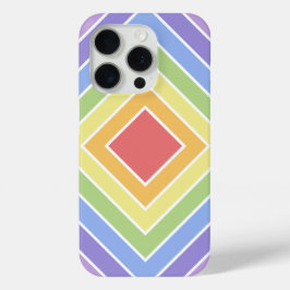Modernes, farbenfrohes Regenbogenfarbenmuster Case-Mate iPhone Hülle