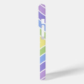 Modernes, farbenfrohes Regenbogenfarbenmuster Case-Mate iPhone Hülle (Rückseite / Links)