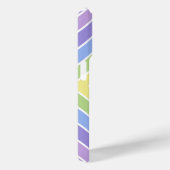 Modernes, farbenfrohes Regenbogenfarbenmuster Case-Mate iPhone Hülle (Rückseite / Rechts)