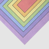 Modernes, farbenfrohes Regenbogenfarbenmuster Seidenpapier (Ausschnitt)