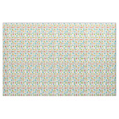 Modernes Farbgitter Mitte des Jahrhunderts Stoff (Fat Quarter (45,7 x 55,9 cm))