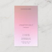 Modernes, farbiges Design-Template Beruflich Visitenkarte (Rückseite)