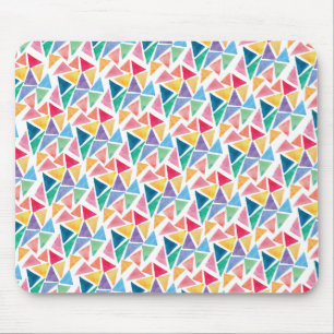 Modernes farbiges Dreieck Mousepad