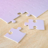 Modernes farbiges Gefälle Wasserfarbe Regenbogen Puzzle (Seite)