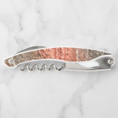 Modernes farbiges Holz Kellnermesser (Rückseite)