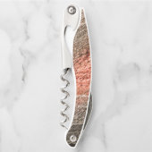 Modernes farbiges Holz Kellnermesser (Vorderseite)