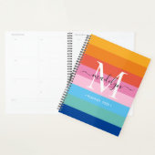 Modernes, farbiges Monogramm-Skriptname 2022 mit R Planer (Anzeige)