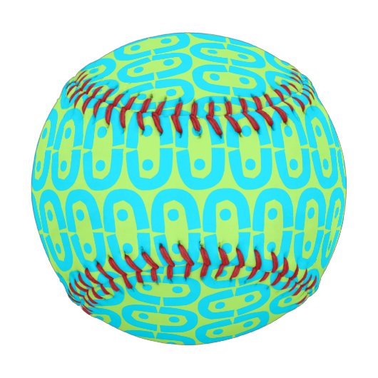 modernes farbiges Muster Baseball (Vorderseite)